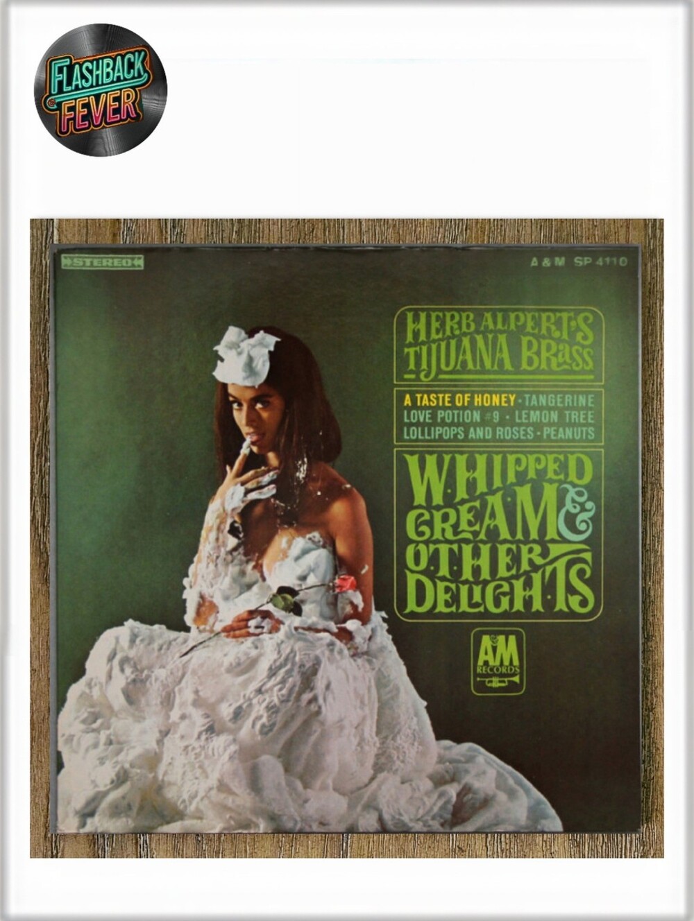 HERB ALPERT•Whipped Cream & Other Delights•1965 US Stereo (#SP 4110) Cap L.A. Pr